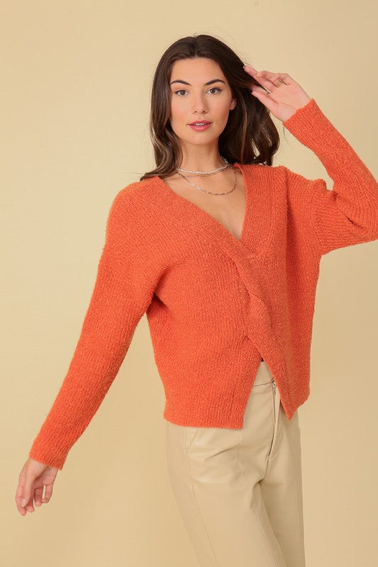 Dusty Coral V-Neck