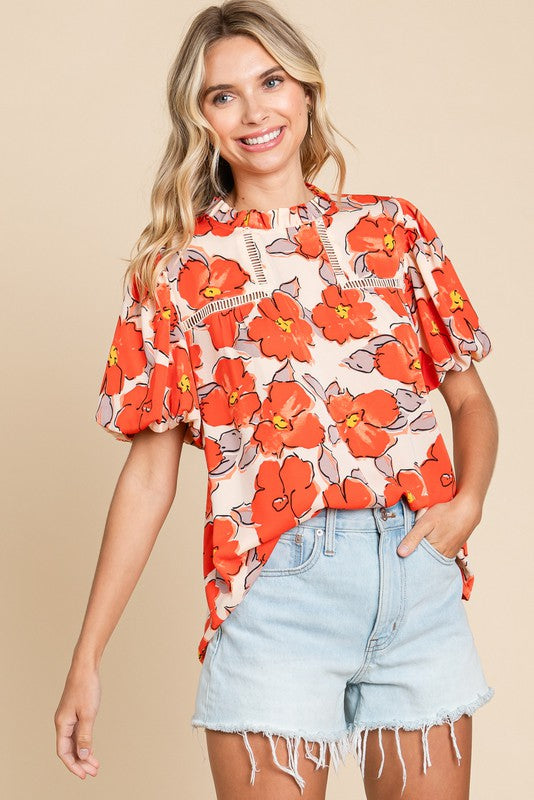 Fall Floral Top