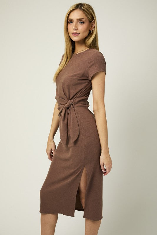 Brown Midi Dress