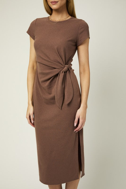 Brown Midi Dress