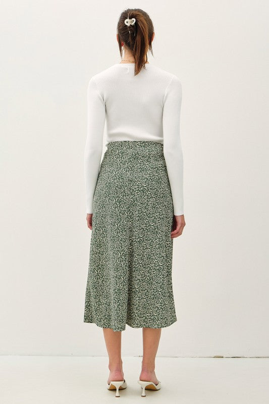 Winter Forest Midi Skirt