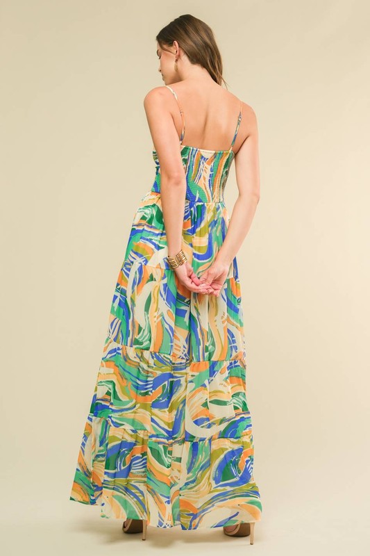 Green Blue Maxi