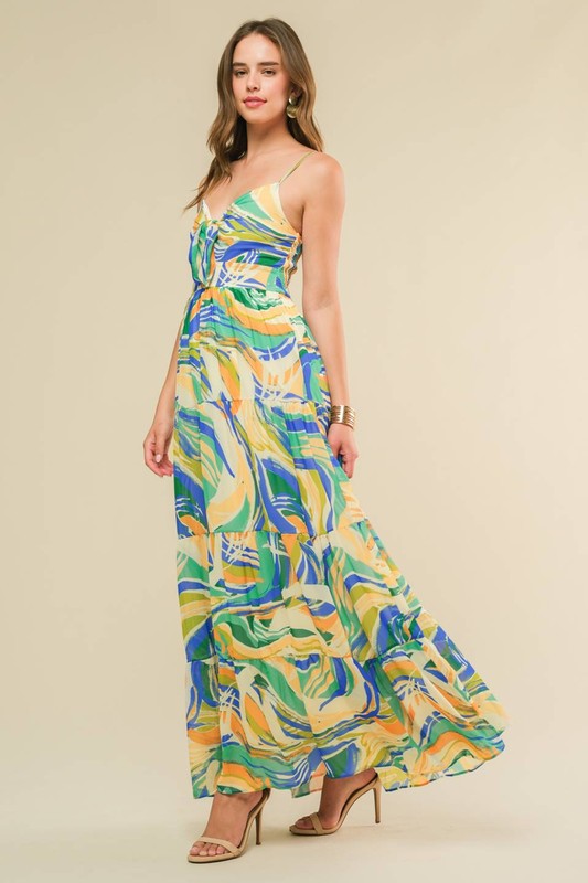 Green Blue Maxi